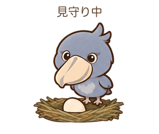 見守り中のびろちゃん